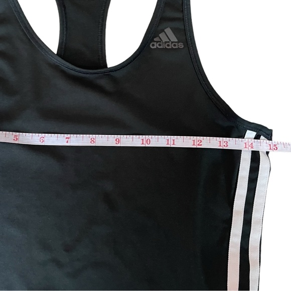 ADIDAS originals 3 stripe women's black climate tank, XS, UK 4-6 - Picture 9 of 10